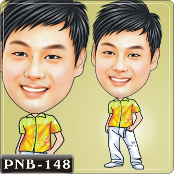 男生人像Q版漫畫PNB-148